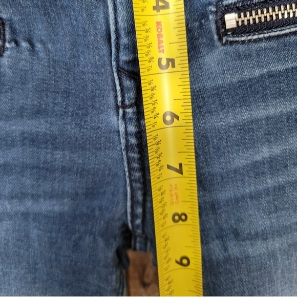 Express Express SuperSoft Ankle Legging Mid Rise Skinny Denim Stretch Jeans - Picture 4 of 10